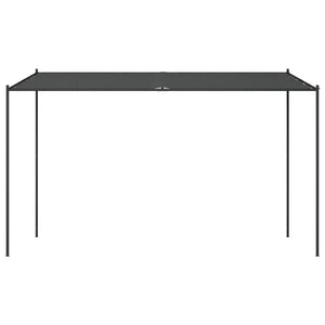 Gazebo Antracite 4x4 m 180 g/mÂ² Tessuto e Acciaiocod mxl 93687