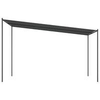 Gazebo Antracite 4x4 m 180 g/m² Tessuto e Acciaio 362465