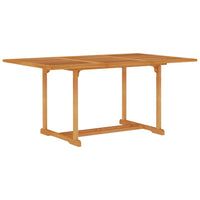 Set da Pranzo da Giardino 7 pz in Legno Massello di Teak 3154918