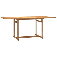 Set da Pranzo per Giardino 9 pz in Legno Massello di Teak 3154922