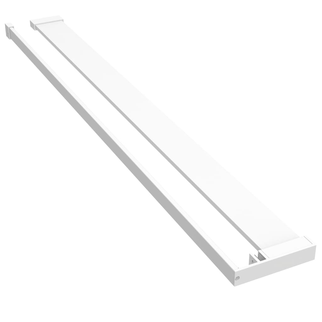 Mensola Doccia per Parete Doccia Walk-in Bianca 80 cm Alluminio cod mxl 78093
