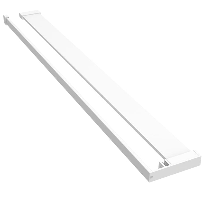 Mensola Doccia per Parete Doccia Walk-in Bianca 100cm Alluminiocod mxl 104098