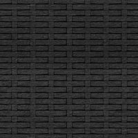 Divano da Giardino a 3 Posti con Cuscini Nero in Polyrattan 362327