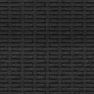 Divano da Giardino a 3 Posti con Cuscini Nero in Polyrattan 362327