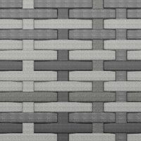 Divano da Giardino a 3 Posti con Cuscini in Polyrattan Grigio 362328