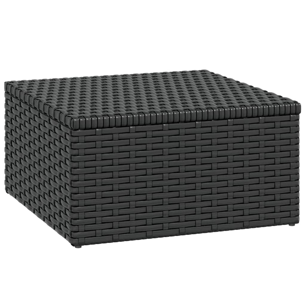 Set Divani da Giardino Nero in Polyrattan 362330