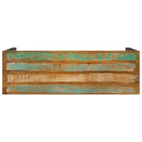 Tavolo Consolle 110x35x75 cm in Legno Massello di Recupero 352058