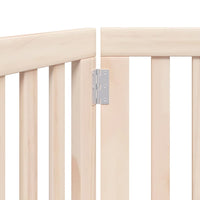 vidaXL Cancello per Cani Pieghevole 3 Pannelli 150 cm Legno di Pioppo