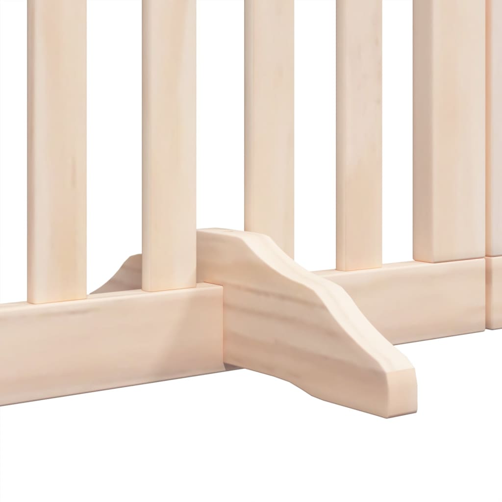 vidaXL Cancello per Cani Pieghevole 6 Pannelli 300 cm Legno di Pioppo