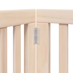 vidaXL Cancello per Cani con Porta Pieghevole 6 Pannelli 300 cm Pioppo