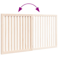 vidaXL Cancello per Cani Pieghevole 2 Pannelli 160 cm Legno di Pioppo