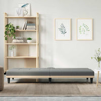 Divano Letto con Portabicchieri-Sofa Letto-Daybed in Tessuto Grigio Scuro