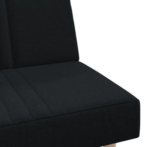 Divano letto 200 x 89 x 70 cm tessuto nero 02_0021012
