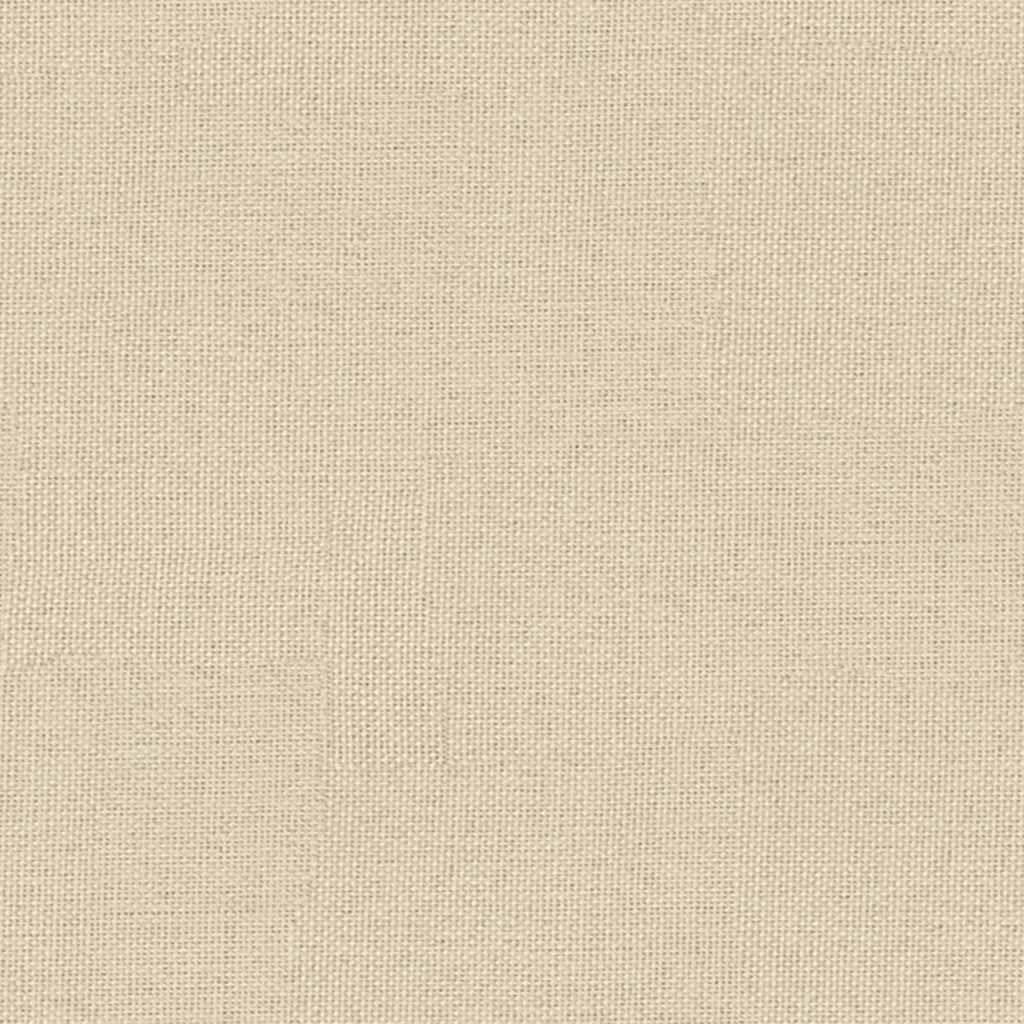 Divano Letto Crema in Tessuto 351884