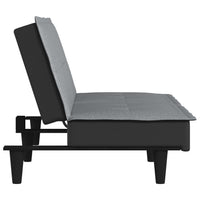 Divano Letto Grigio Chiaro in Tessuto