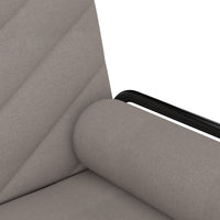 Divano Letto con Braccioli Tortora in Tessuto 351936