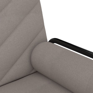 Divano Letto con Braccioli Tortora in Tessuto 351936