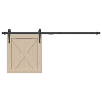 Kit Mini Anta Scorrevole Armadio in Acciaio al Carbonio 122 cm 352306