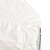 Gazebo con Tetto Bianco 5,88x2,23x3,75 m in Polietilene 362633