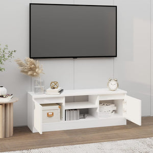 Mobile Porta TV con Anta Bianco 102x30x36 cm 823350