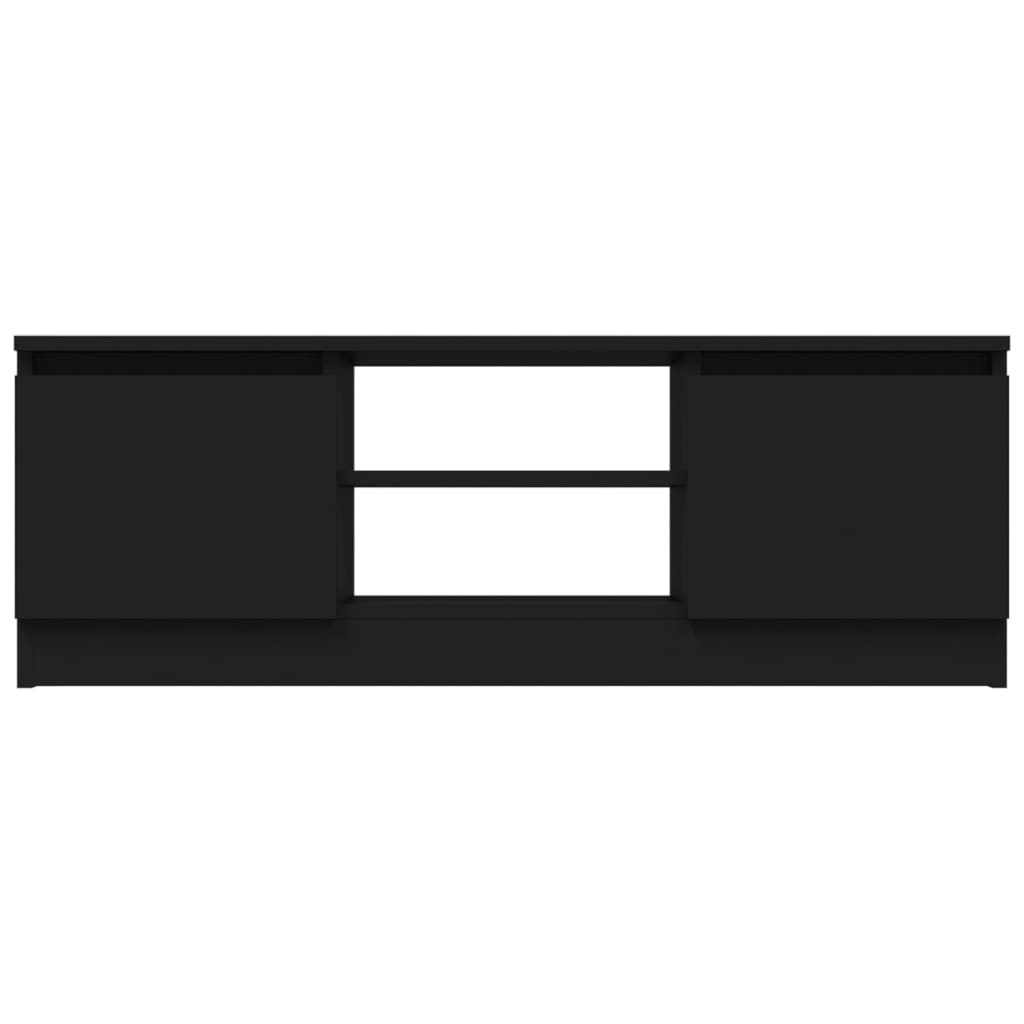 Mobile Porta TV con Anta Nero 102x30x36 cm cod mxl 18379