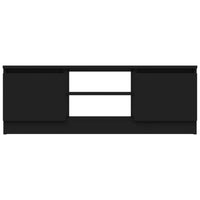 Mobile Porta TV con Anta Nero 102x30x36 cm cod mxl 18379