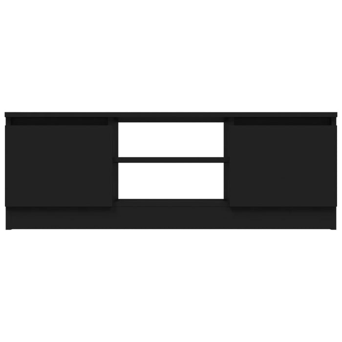 Mobile Porta TV con Anta Nero 102x30x36 cm cod mxl 18379