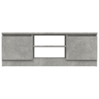Mobile Porta TV con Anta Grigio Cemento 102x30x36 cm 823354