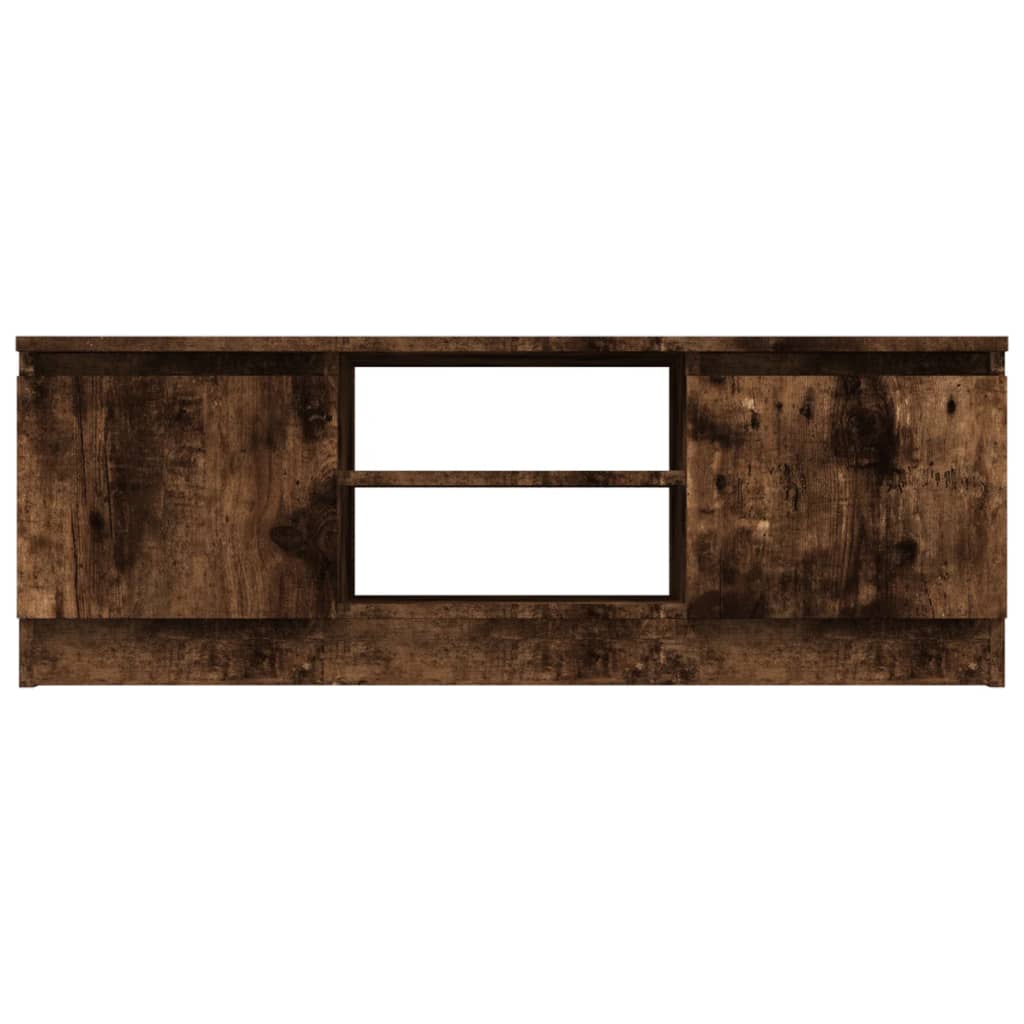 Mobile Porta TV con Anta-Mobile per TV-Credenza TV Rovere Fumo 102x30x36 cm