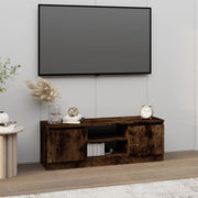 Mobile Porta TV con Anta-Mobile per TV-Credenza TV Rovere Fumo 102x30x36 cm