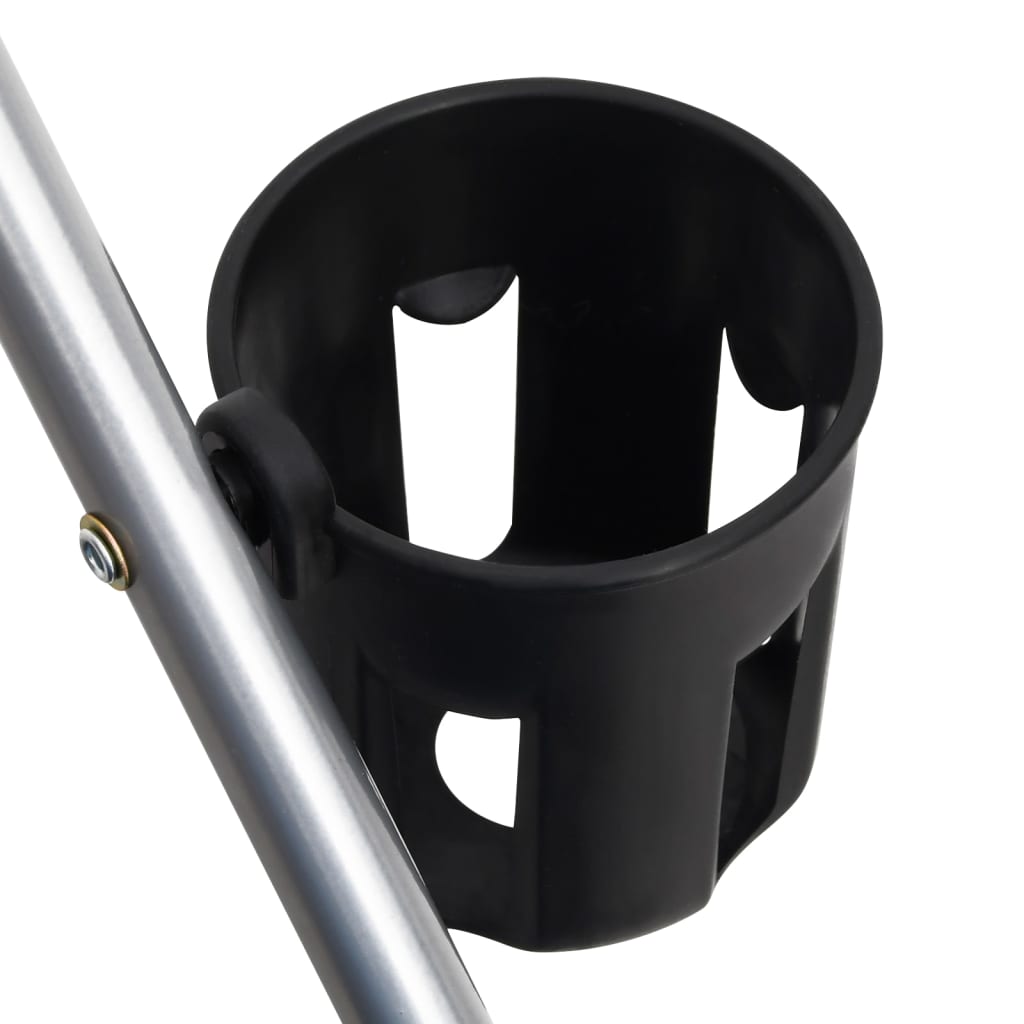 Passeggino per Cani Pieghevole Rosso 76x50x100cm Tessuto Oxford 172199