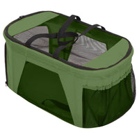 Passeggino Cani Pieghevole 2 Livelli Verde 83x48x97cm Tessuto 172207