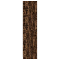 Armadio Rovere Fumo 100x50x200 cm in Legno Multistrato 826614