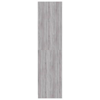 Armadio Grigio Sonoma 100x50x200 cm in Legno Multistrato