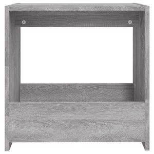 Tavolino Grigio Sonoma 50x26x50 cm in Legno Multistrato cod mxl 24085