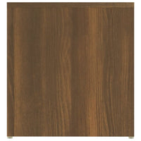 Tavolino Rovere Marrone 59x36x38 cm in Legno Multistrato cod mxl 19672