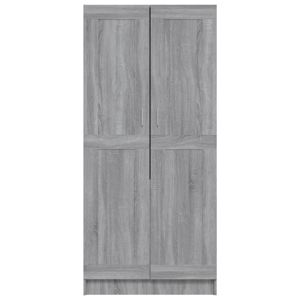 Armadio Grigio Sonoma 82,5x51,5x180 cm in Legno Multistrato cod mxl 66938