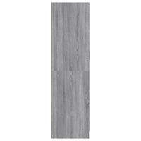 Armadio Grigio Sonoma 82,5x51,5x180 cm in Legno Multistrato cod mxl 66938