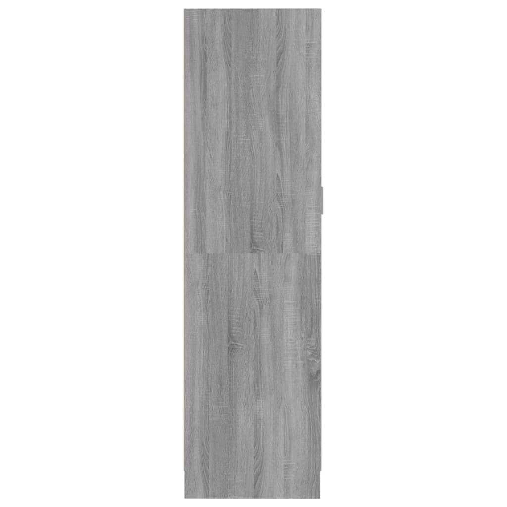 Armadio Grigio Sonoma 82,5x51,5x180 cm in Legno Multistrato 826639
