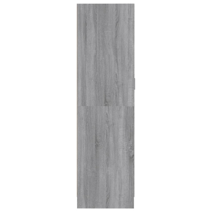 Armadio Grigio Sonoma 82,5x51,5x180 cm in Legno Multistrato 826639