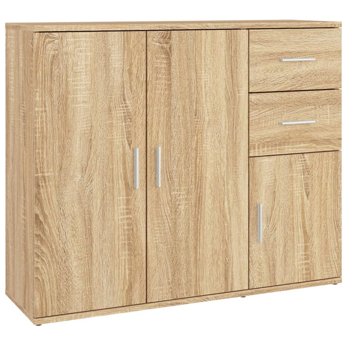 Credenza Rovere Sonoma 91x29,5x75 cm Legno ingegnerizzato 823272