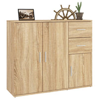 Credenza-Buffet-Armadio da cucina Rovere Sonoma 91x29,5x75 cm Legno ingegnerizzato
