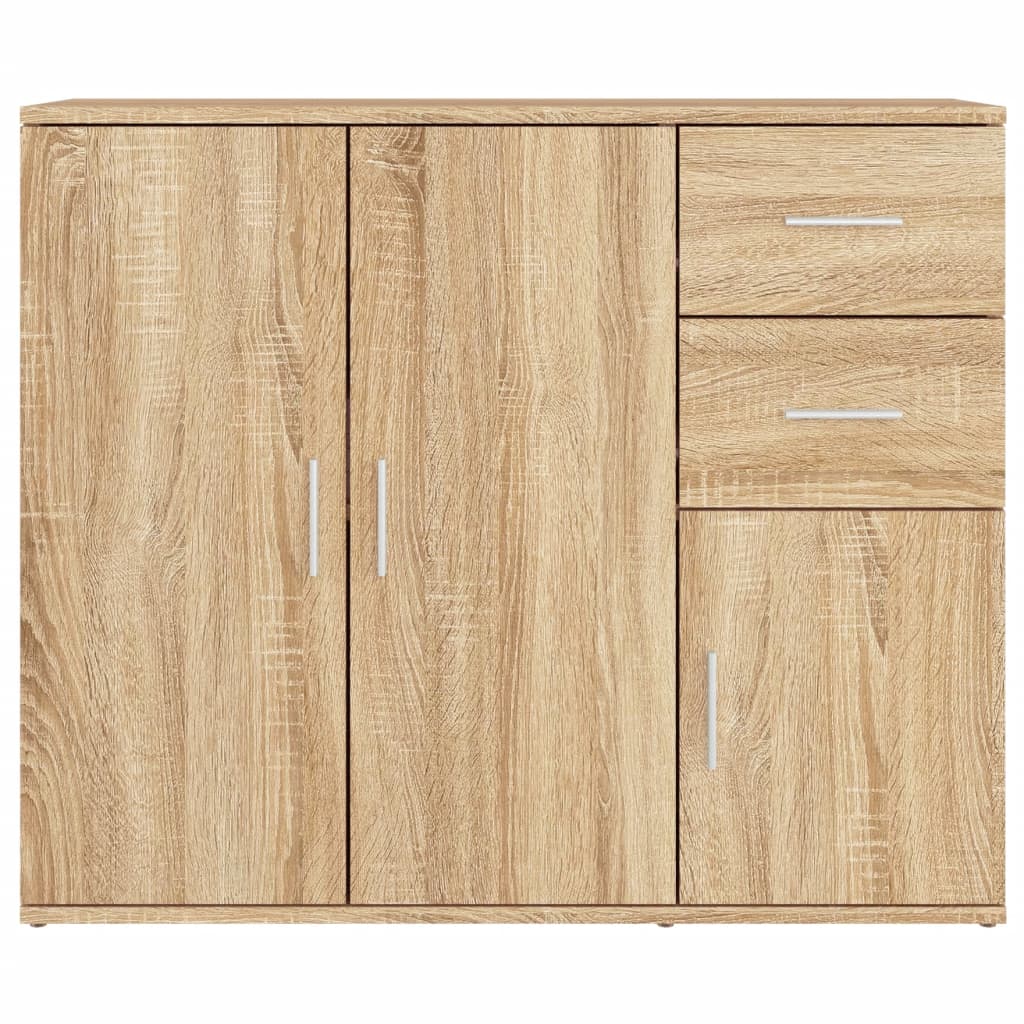 Credenza Rovere Sonoma 91x29,5x75 cm Legno ingegnerizzato 823272