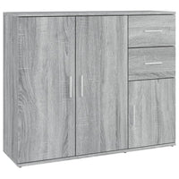 Credenza-Buffet-Armadio da cucina Grigio Sonoma 91x29,5x75 cm in Legno Multistrato