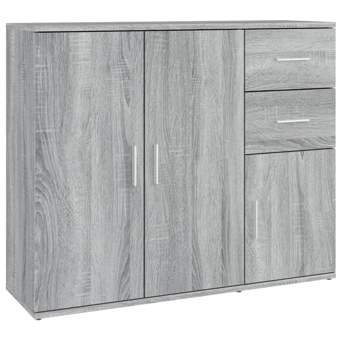 Credenza-Buffet-Armadio da cucina Grigio Sonoma 91x29,5x75 cm in Legno Multistrato