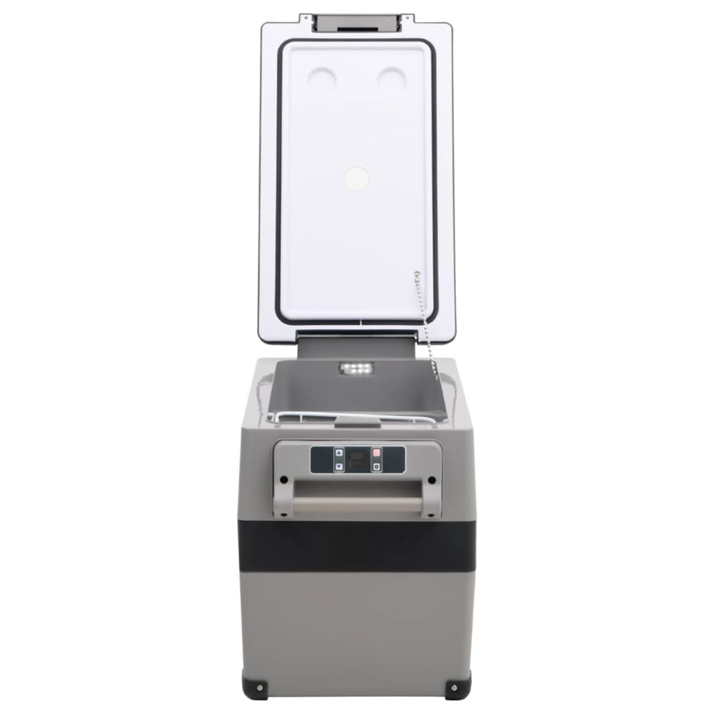 Borsa Frigo con Manico e Adattatore Nera e Bianca 35 L PP e PE 3154641