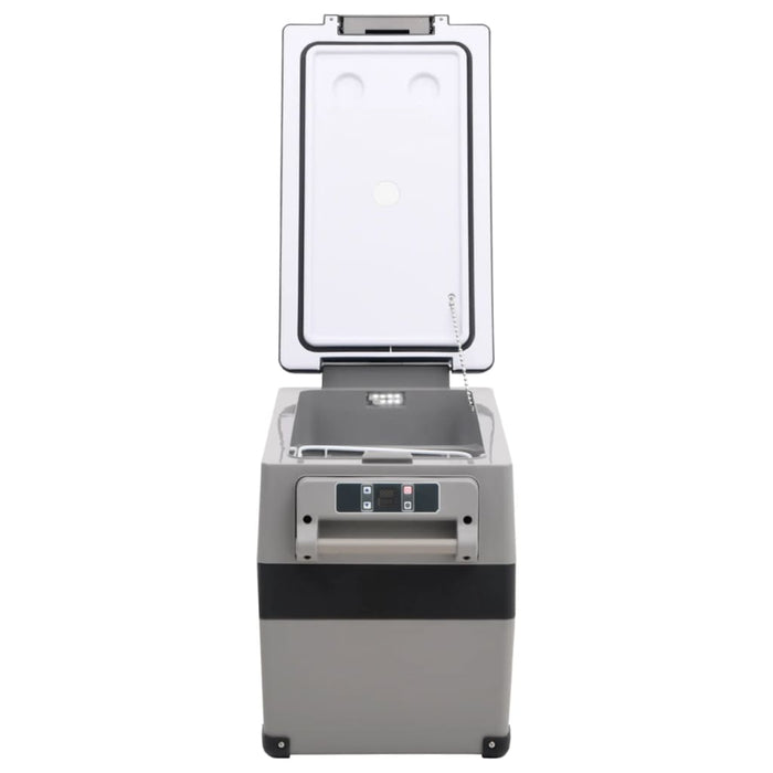 Borsa Frigo con Manico e Adattatore Nera e Bianca 35 L PP e PE 3154641