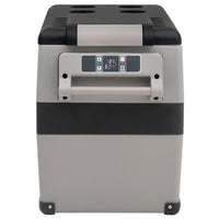 Borsa Frigo con Manico e Adattatore Nera e Grigia 55 L PP e PE 3154643