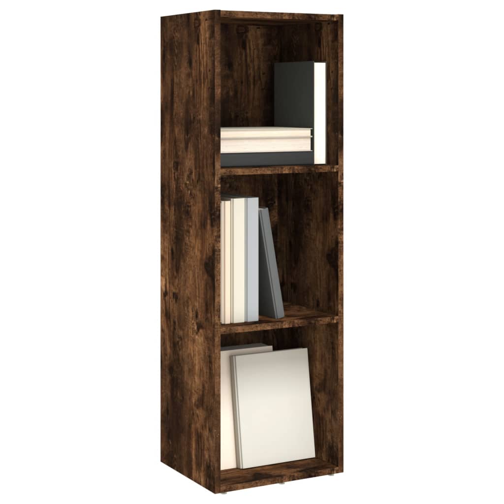 Libreria/Mobile TV Rovere Fumo 36x30x114cm in Legno Multistrato 826655