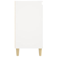 Comodino Bianco 40x35x70 cm in Legno Multistrato 819628